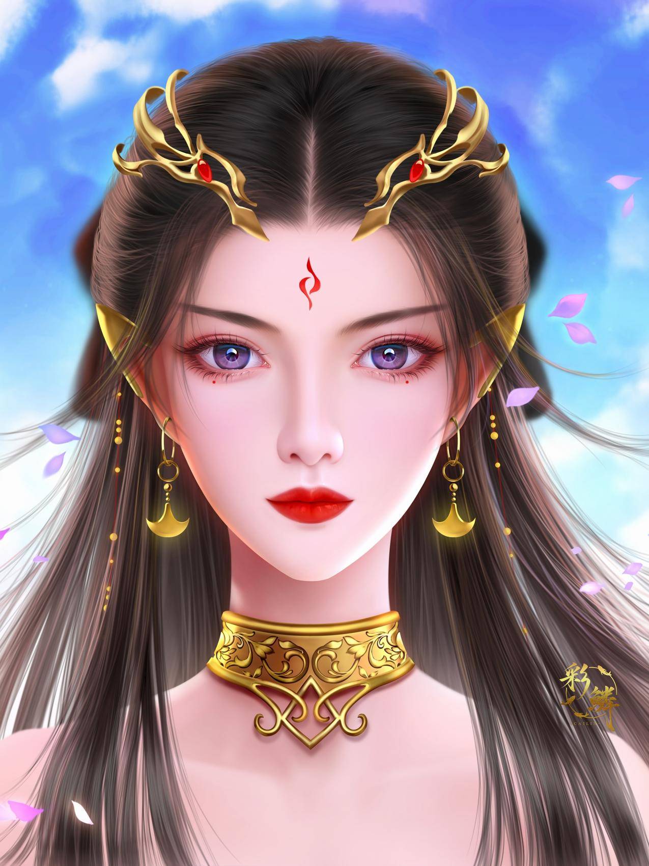 美杜莎女王 4k全面屏手机 高清壁纸