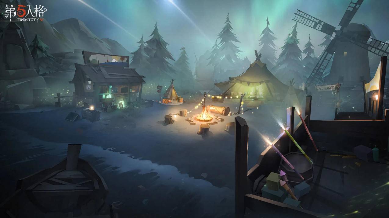 第五人格 夏日夜晚主题公共地图 4K壁纸 3840x2160