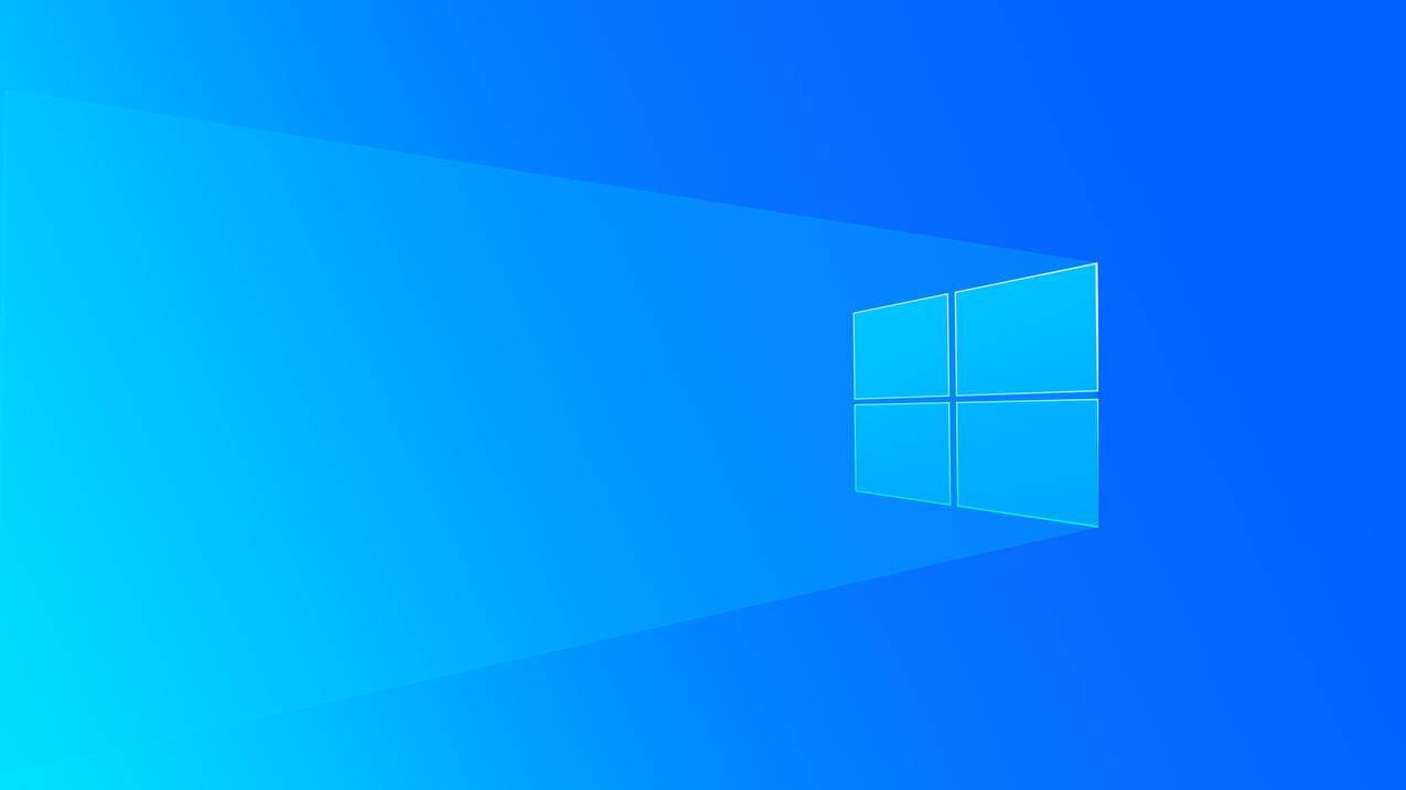 Windows 10 logo 简约4k电脑壁纸