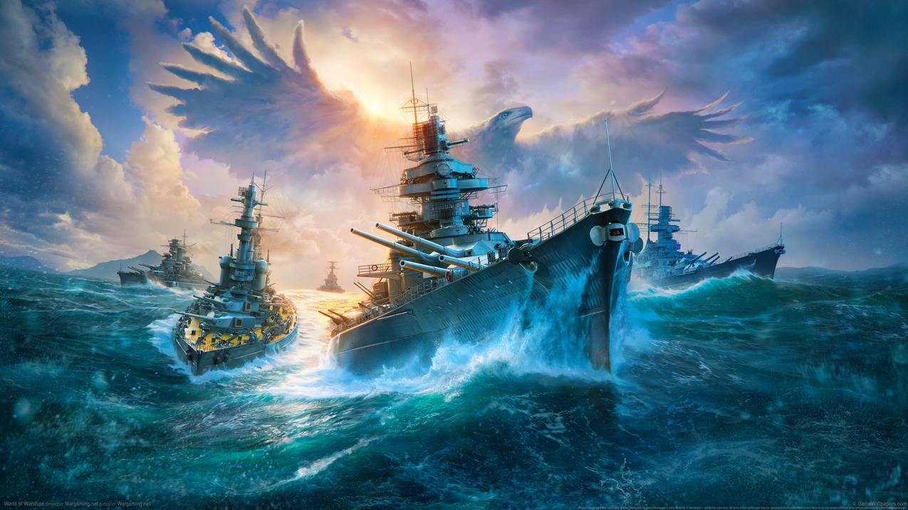 战舰世界 World of Warships 4K高清壁纸