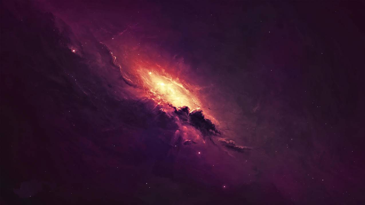 银河系 空间 恒星 宇宙 螺旋星系 4k风景高清壁纸