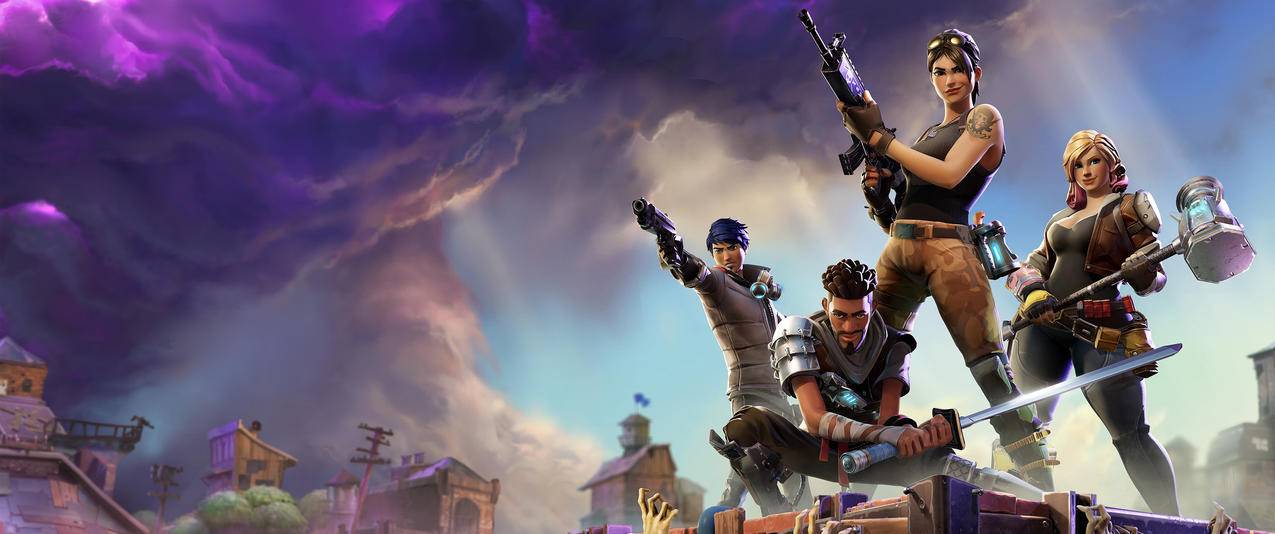 堡垒之夜fortnite游戏带鱼屏壁纸 编号102268
