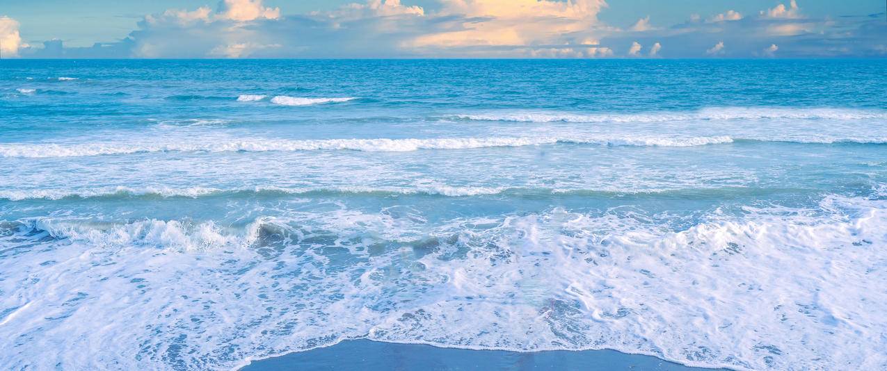 海边 海浪 5k 唯美 风景 壁纸