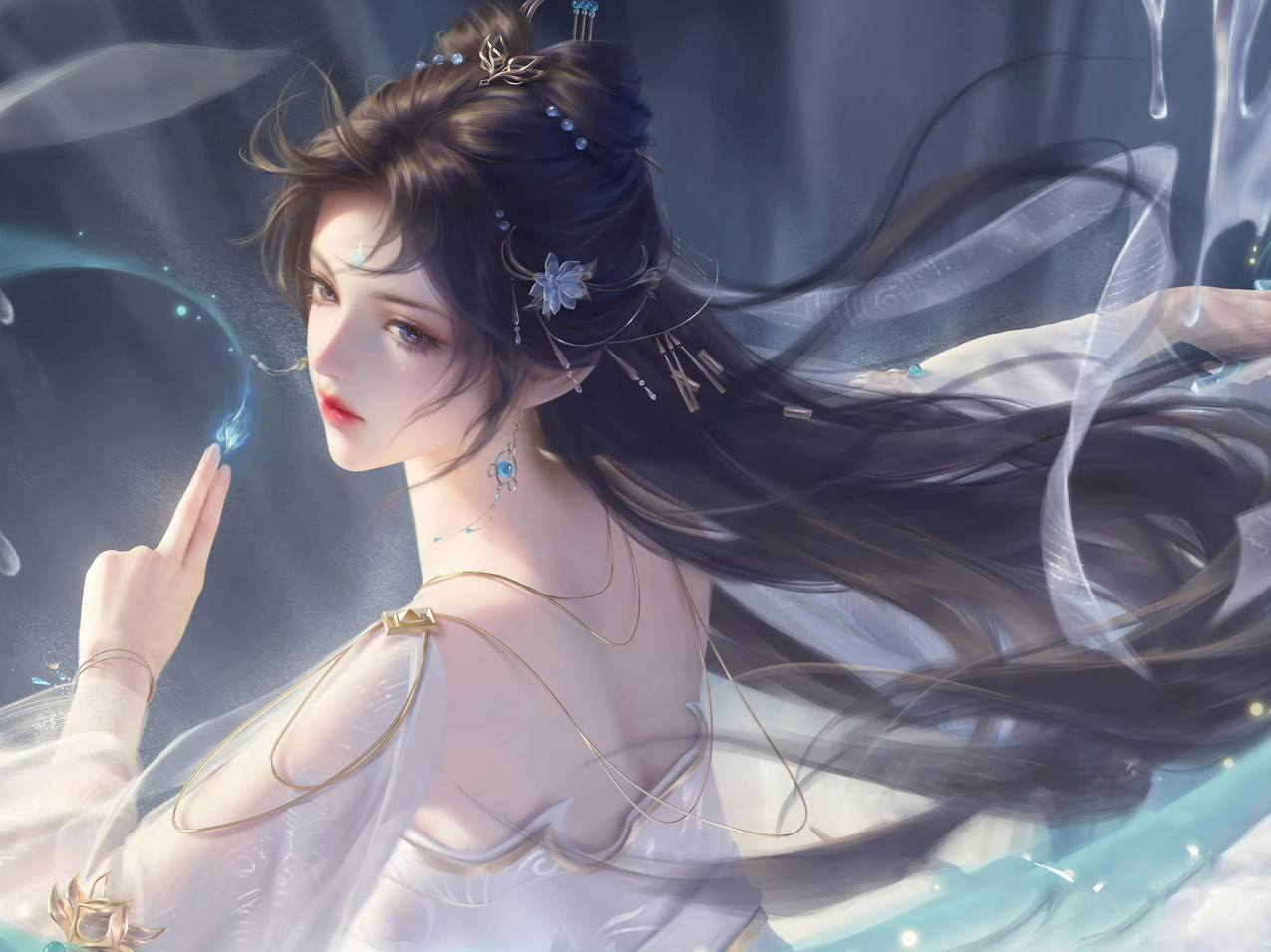 完美世界 清漪 同人 唯美美女平板壁纸图片