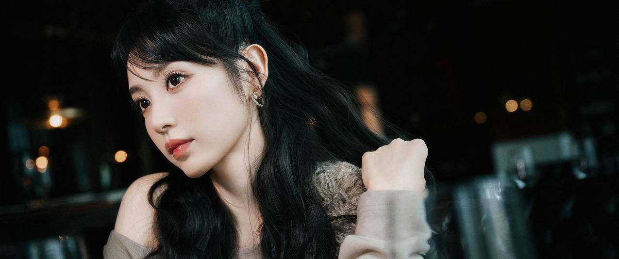 田曦薇3440x1440带鱼屏壁纸