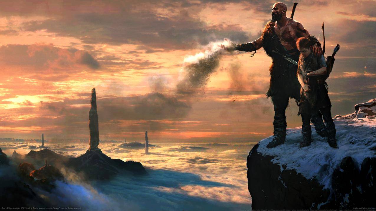 战神God of War  4k游戏原画高清壁纸3840x2160
