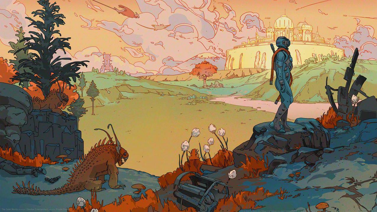 天外世界(The Outer Worlds) 4k游戏原画壁纸