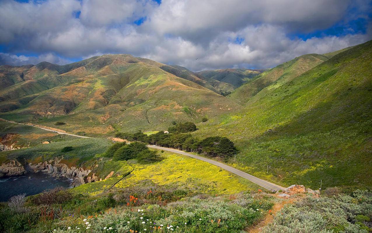 风景美国加利福尼亚美丽壮观宽屏高清壁纸