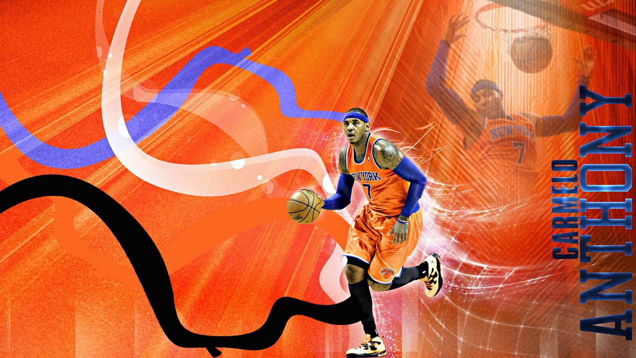 体育纽约安东尼NBA球星篮球高清壁纸