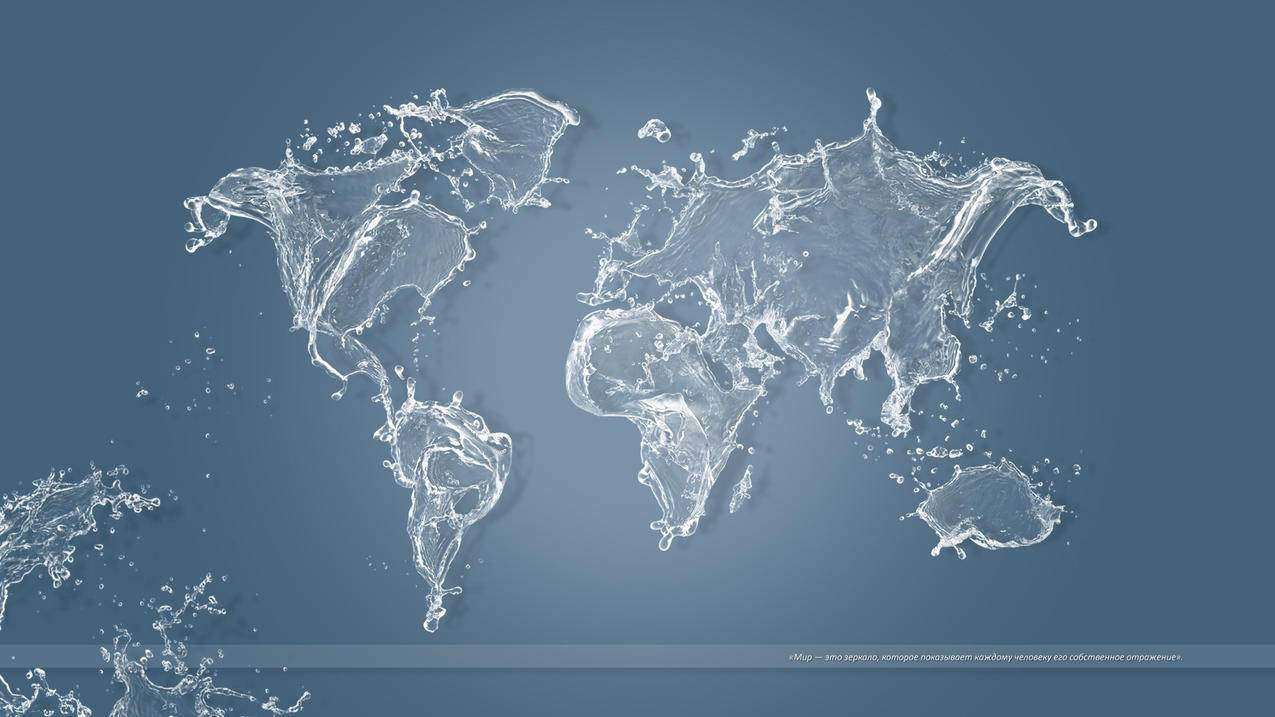 炫酷设计简约世界地图高清壁纸