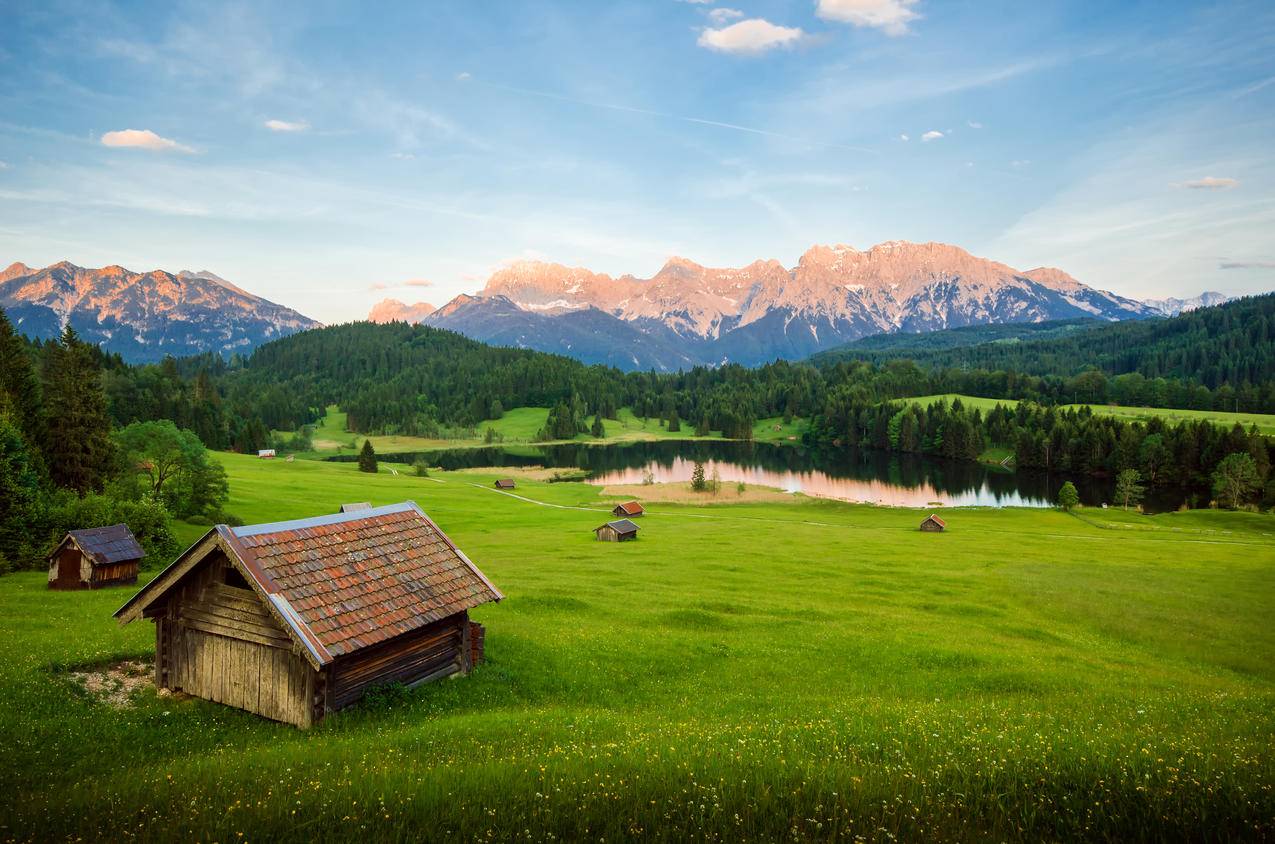 美丽的阿尔卑斯山 风景 4k高清壁纸