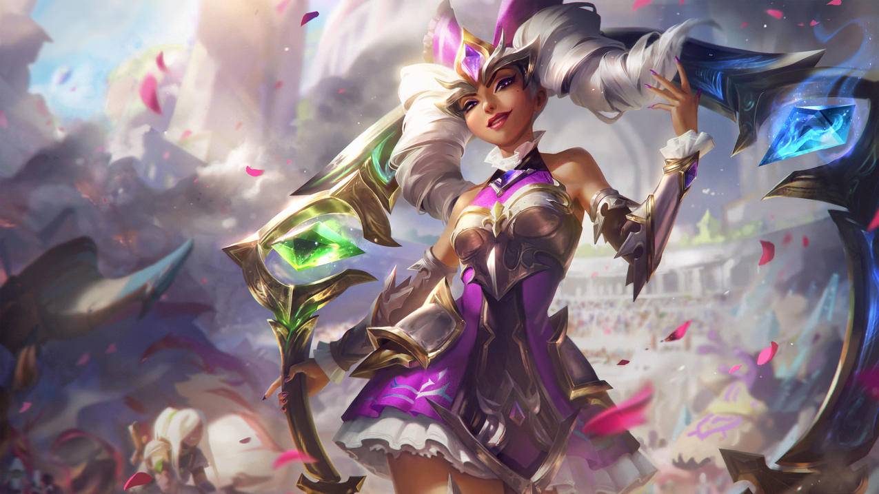 元素女皇 女帝 奇亚娜 英雄联盟LOL 4k超清游戏图片