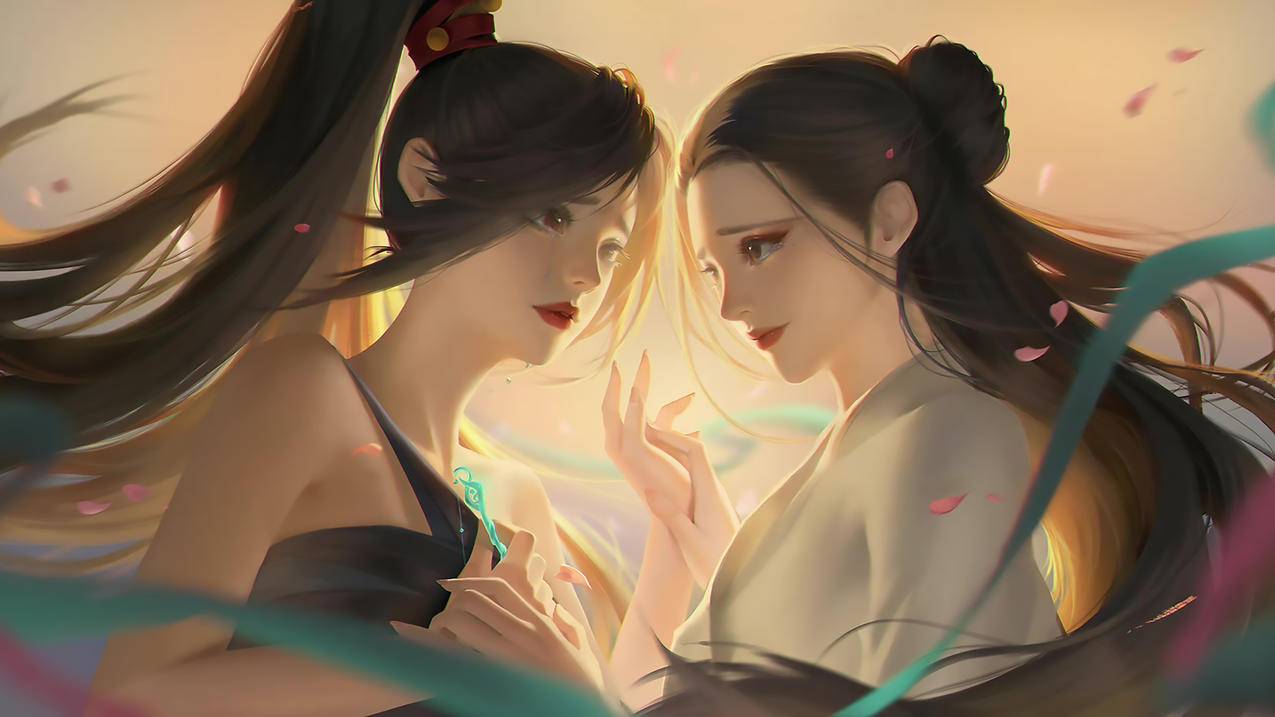 白蛇2:青蛇劫起 白素贞 小青 簪子 4K高清动漫电脑壁纸 4K手机壁纸