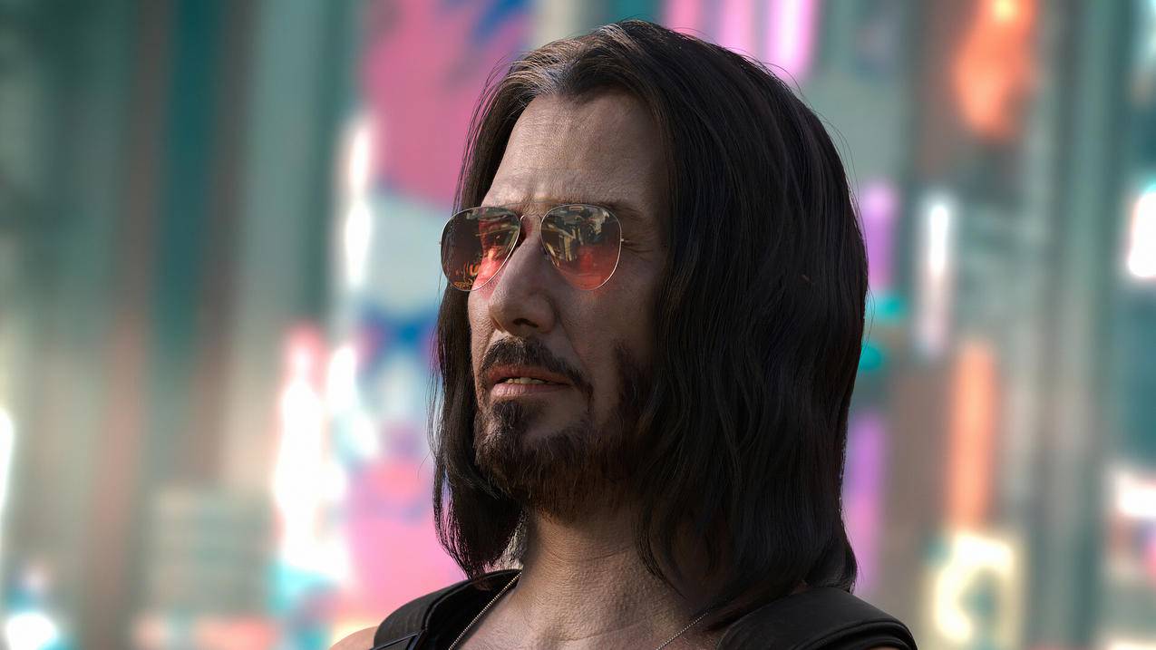 赛博朋克2077 cyberpunk 2077 长发男人 4K高清壁纸