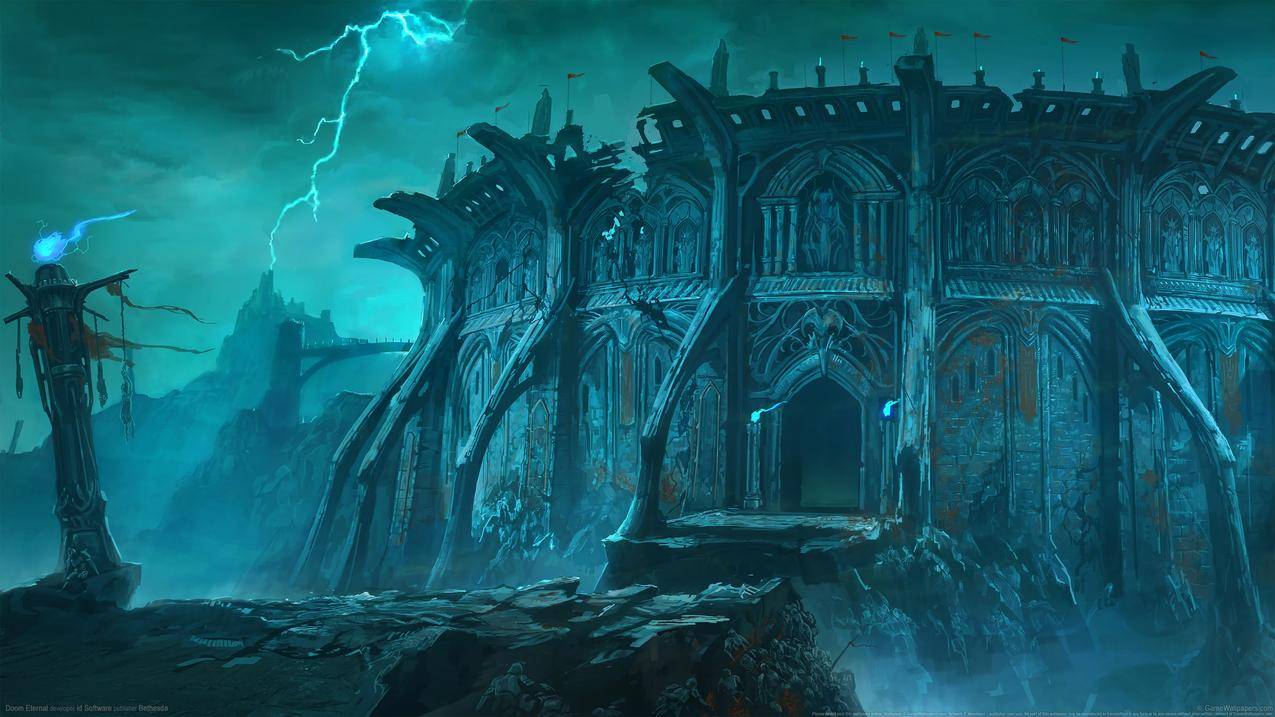 毁灭战士 永恒 Doom Eternal 游戏原画4k壁纸3840x2160