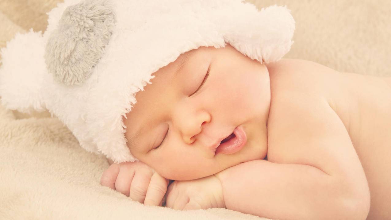婴儿 娃娃 睡觉 可爱 4K高清壁纸