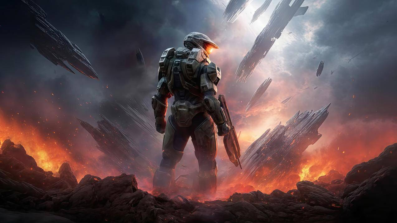 士官长 Master Chief Halo 4k游戏壁纸