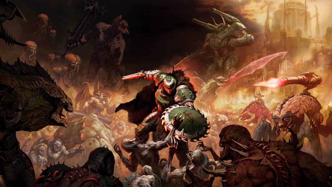毁灭战士：黑暗时代 DOOM  The Dark Ages 4K高清游戏壁纸