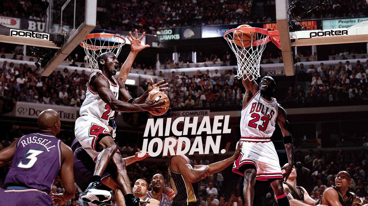 体育NBA巨星公牛队飞人乔丹芝加哥高清壁纸