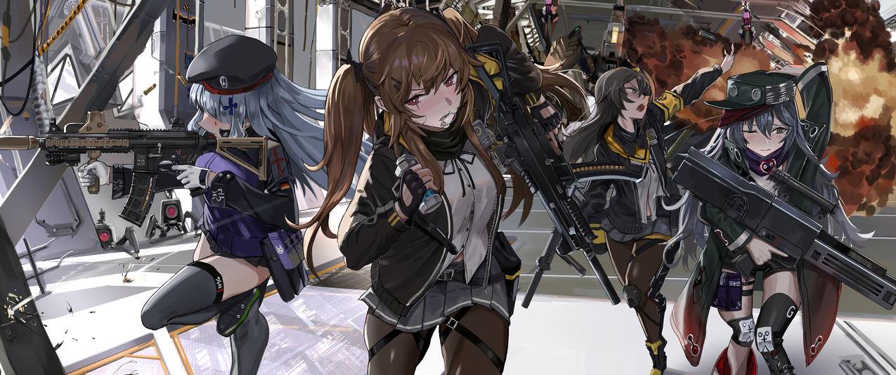 战斗美少女战士带鱼屏壁纸