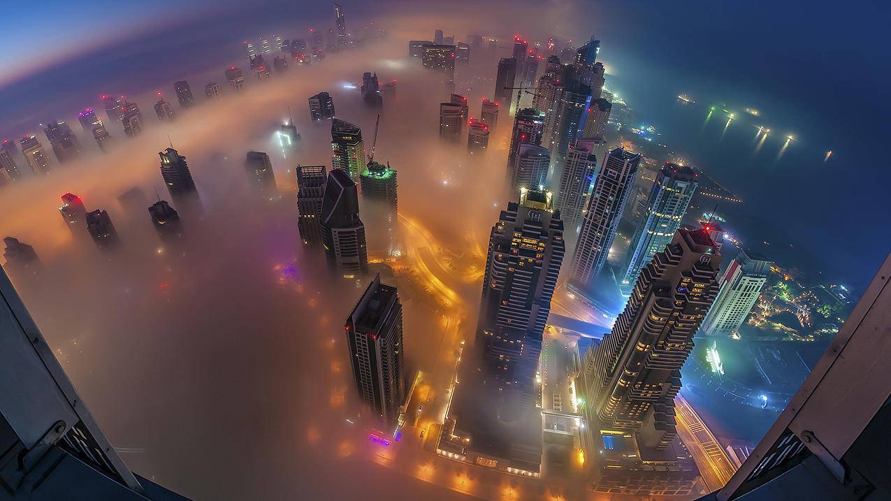 城市夜景 风景大片 高清动漫壁纸