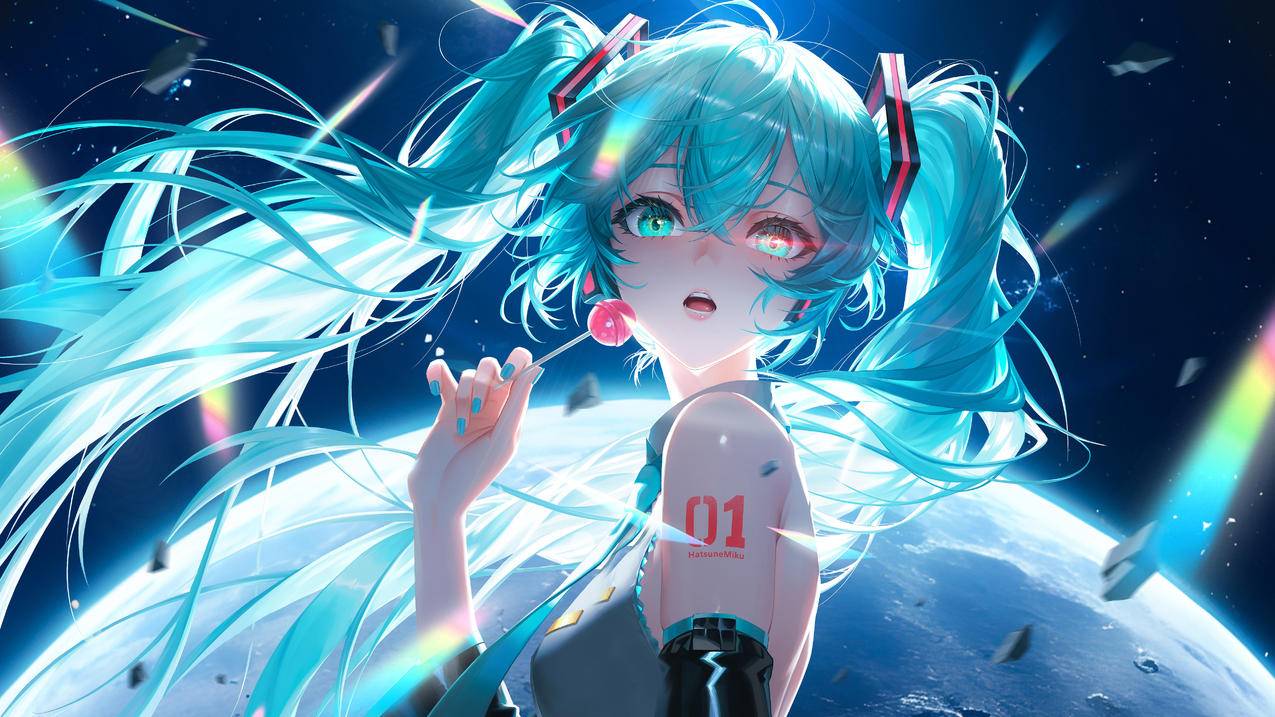 初音未来 5k壁纸 5120x2880