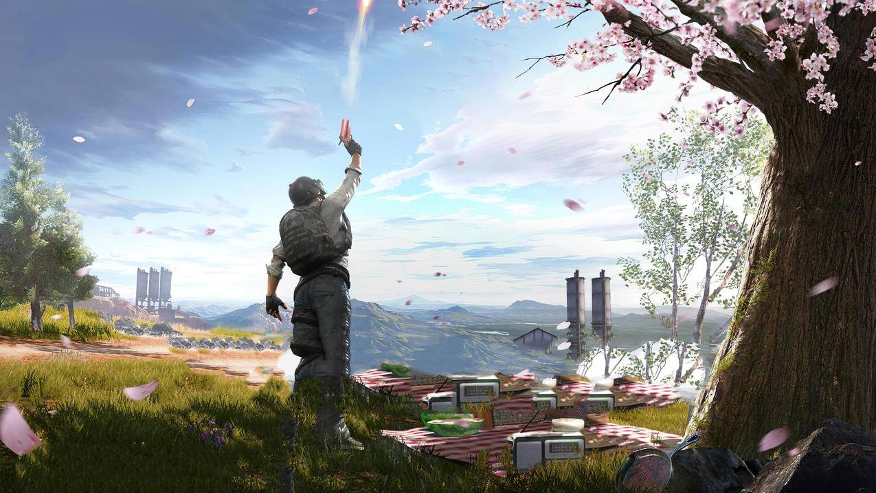 绝地求生大逃杀 PUBG Mobile 春暖花开 4K游戏高清壁纸