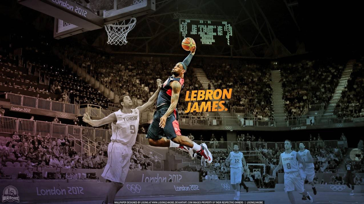 体育NBA奥运会篮球詹姆斯高清壁纸