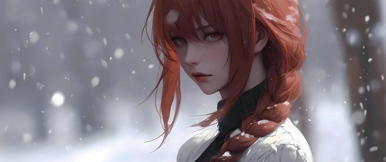 链锯人玛琪玛3440x1440带鱼屏壁纸
