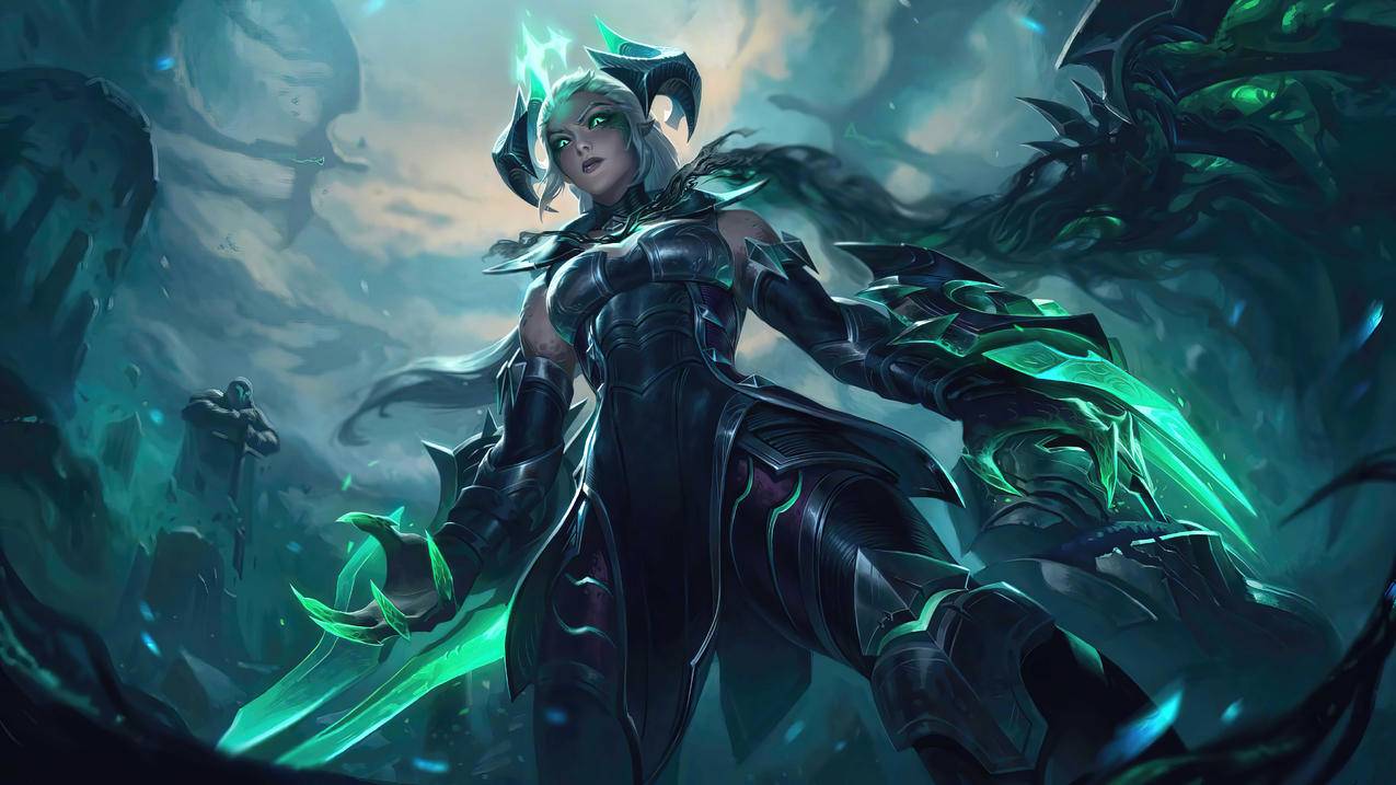破坏之王-希瓦娜 lol英雄联盟  4K高清壁纸