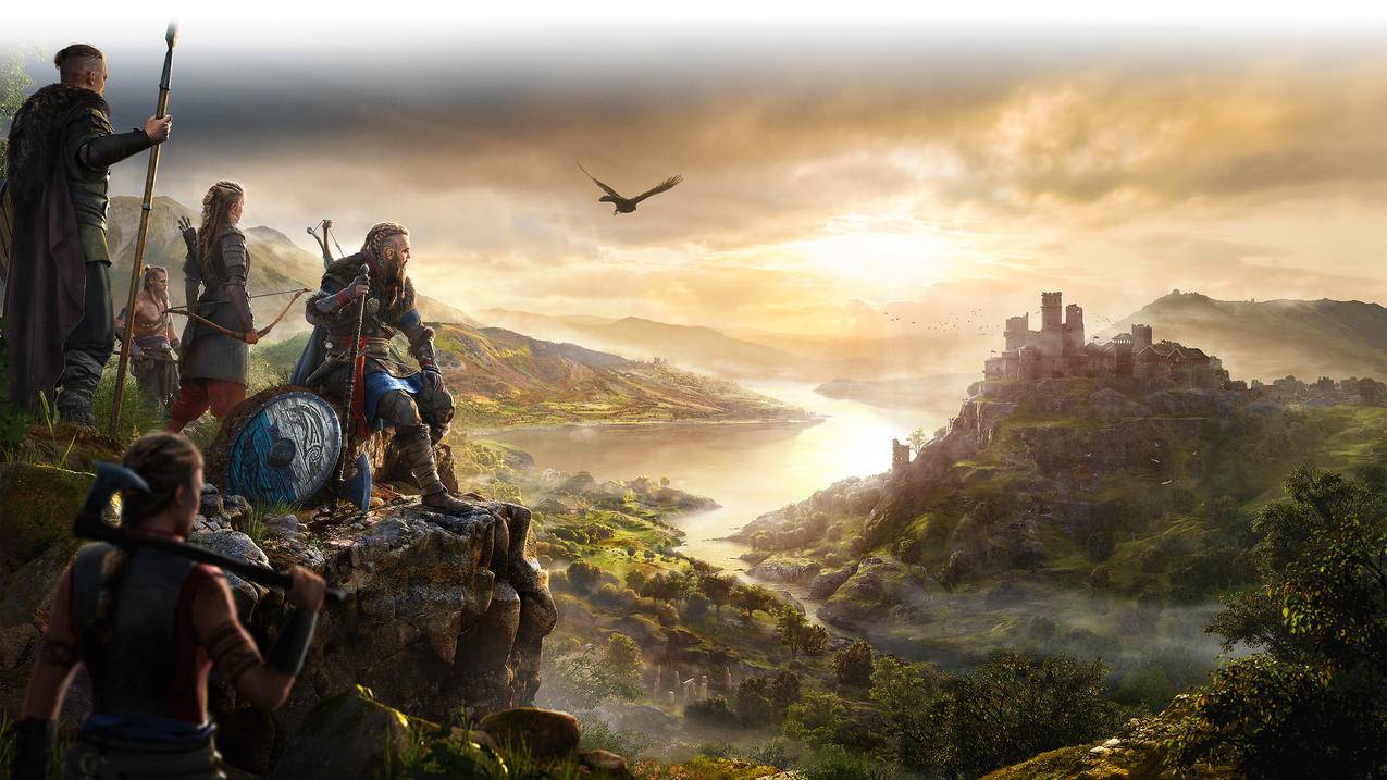 英格兰风景 刺客信条 英灵殿 Assassin Creed Valhalla 4K游戏高清壁纸
