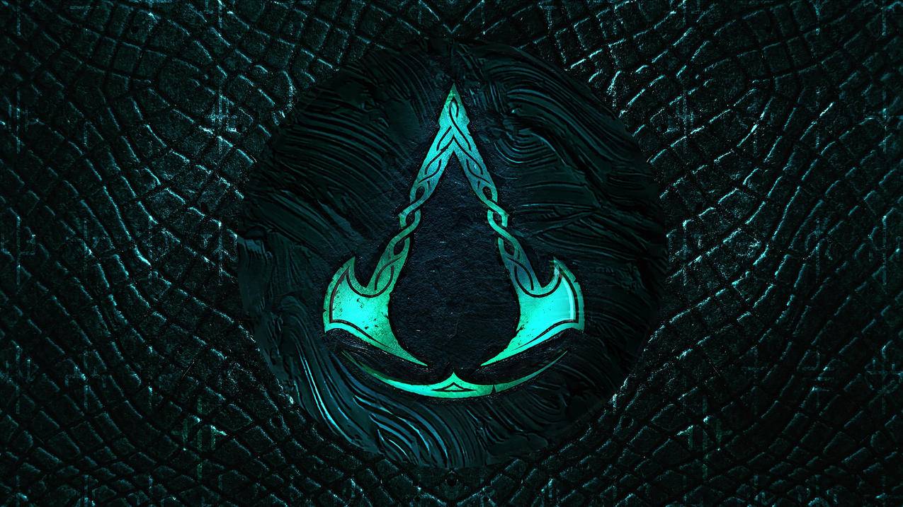 logo 刺客信条 英灵殿 Assassin Creed Valhalla 4K游戏高清壁纸
