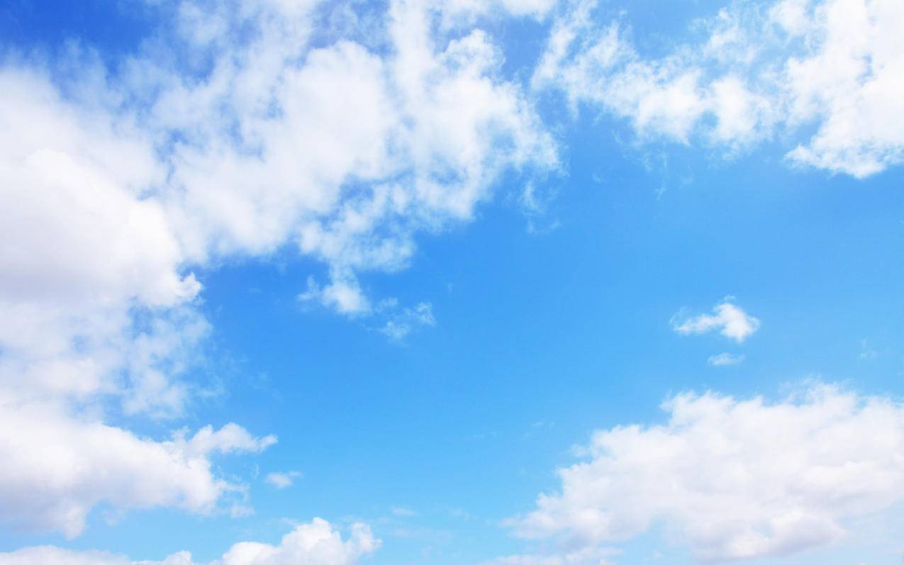 天空唯美蓝天白云晴朗清新意境温暖安静晴天等风来高清壁纸