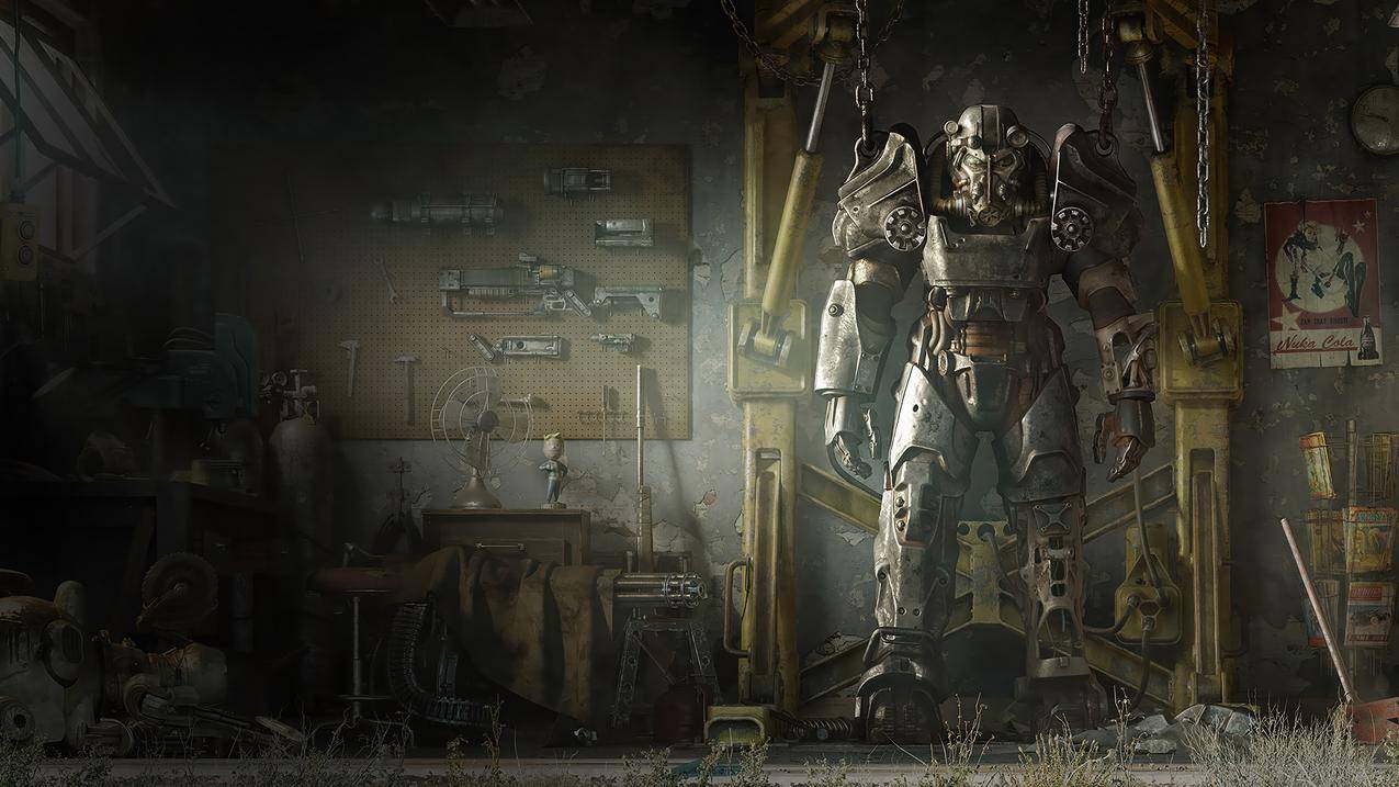 辐射4 Fallout 4 Power armor 4k游戏壁纸