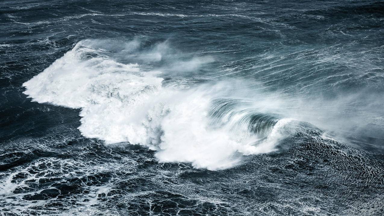 风景海洋大海海浪4k图片