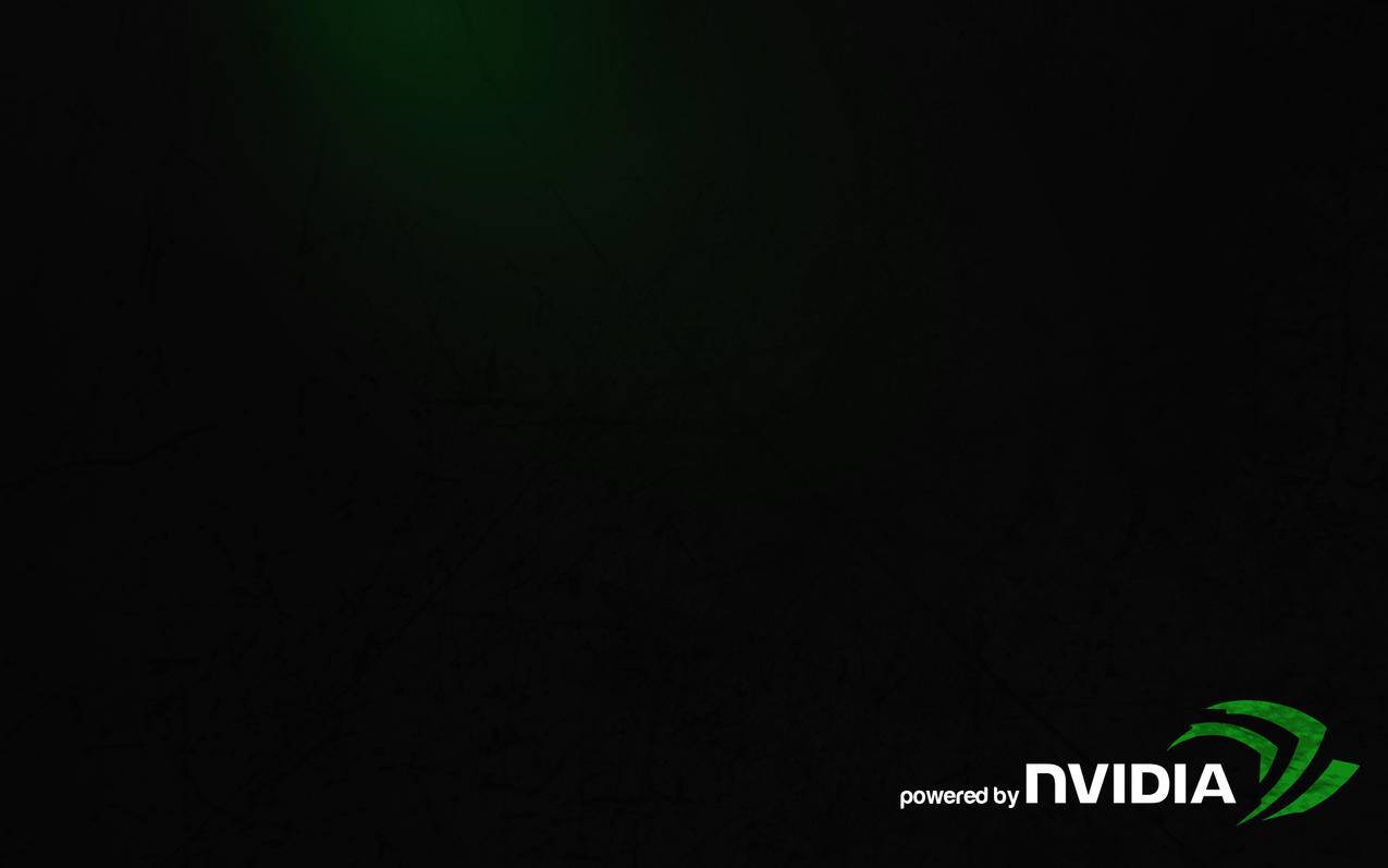 炫酷时尚黑色品牌NVDIA英伟达纯色高清壁纸