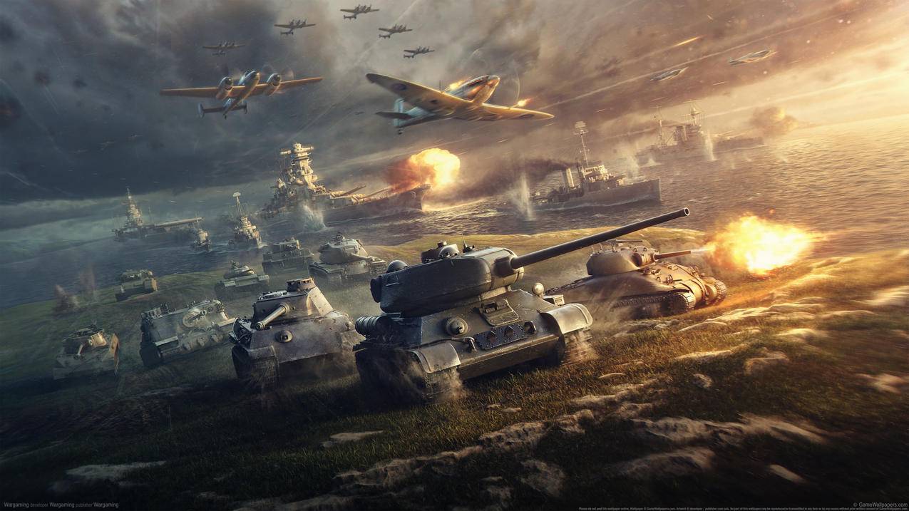 《坦克世界 Wargaming》4K高清游戏壁纸
