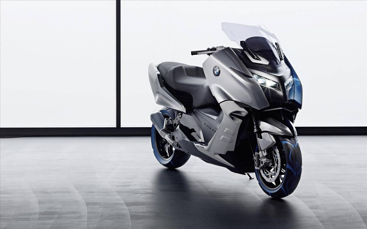 BMW宝马概念摩托车汽车宽屏高清壁纸