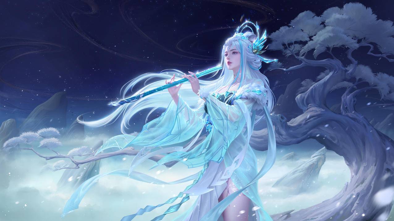 精选《王者荣耀露娜-瓷语鉴心4k3840x2160壁纸》图集