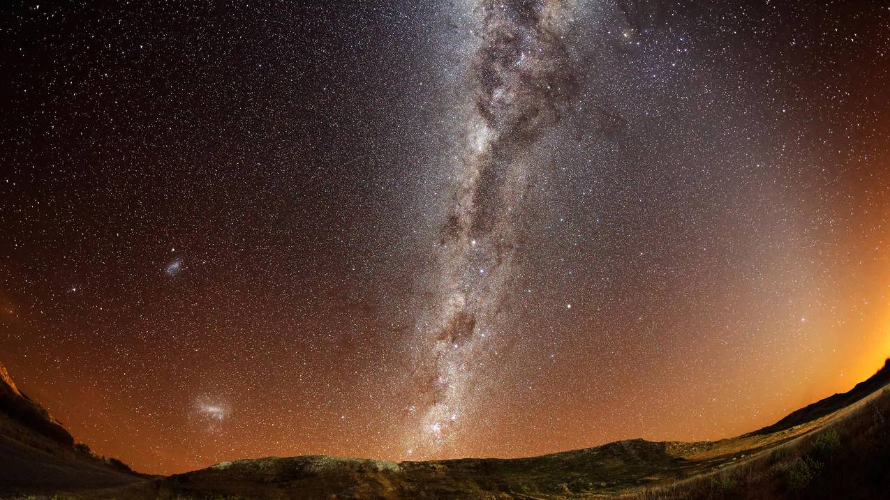 阿根廷银河系恒星麦哲伦星云4k壁纸