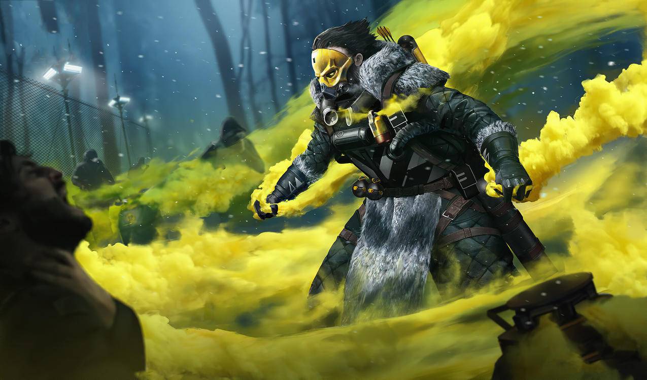 Apex英雄 Apex Legends 黄色烟雾 4K高清壁纸