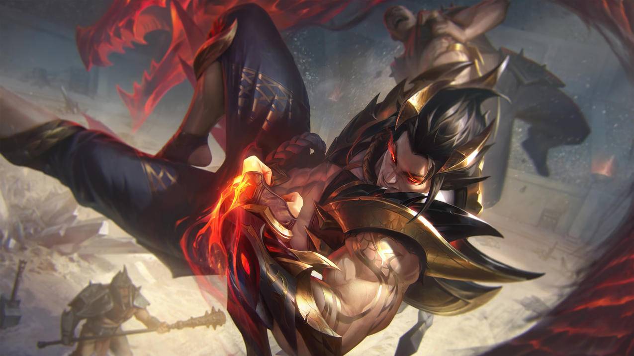 神龙尊者 瑟提《LOL英雄联盟》4K高清图片
