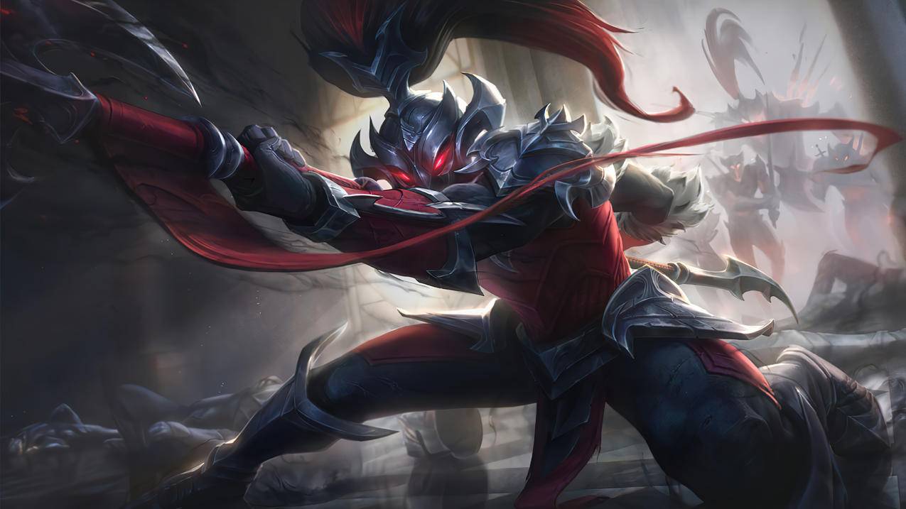 黑暗骑士 赵信《lol英雄联盟》5k高清桌面壁纸