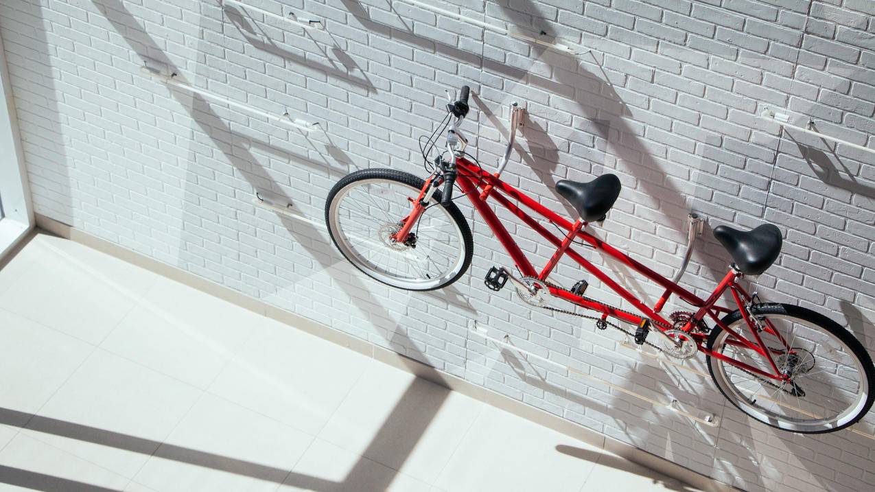 小清新静物写真自行车4k壁纸