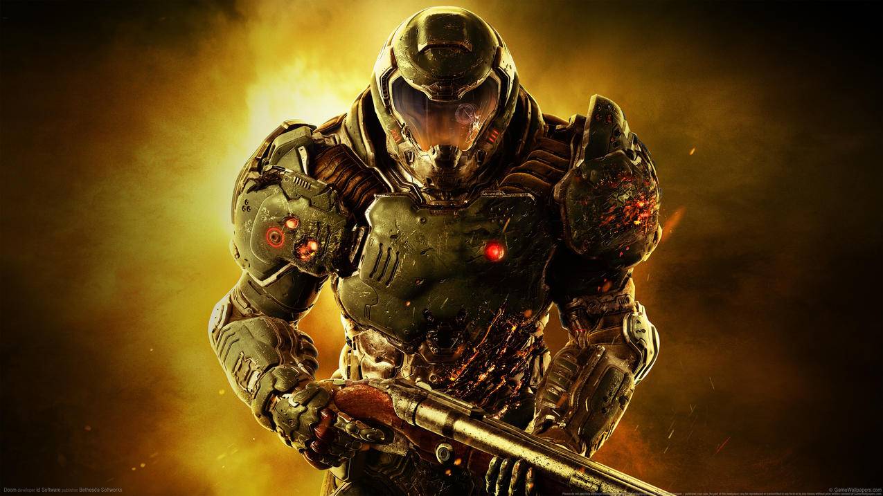毁灭战士 DOOM 4K游戏高清壁纸
