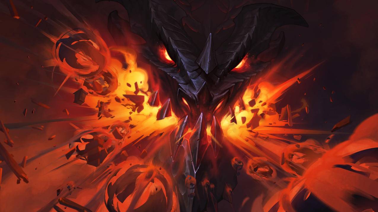 炉石传说hearthstone 火龙 4K高清壁纸