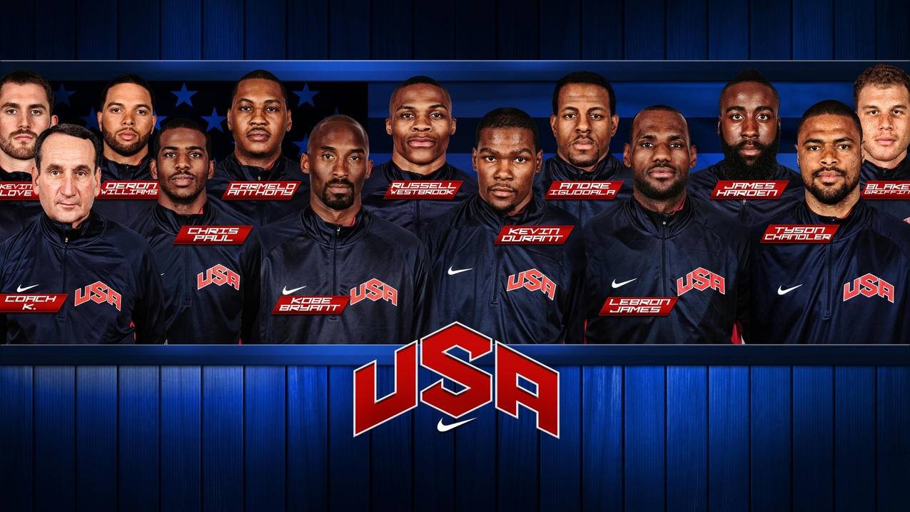 体育篮球NBA美国队高清壁纸