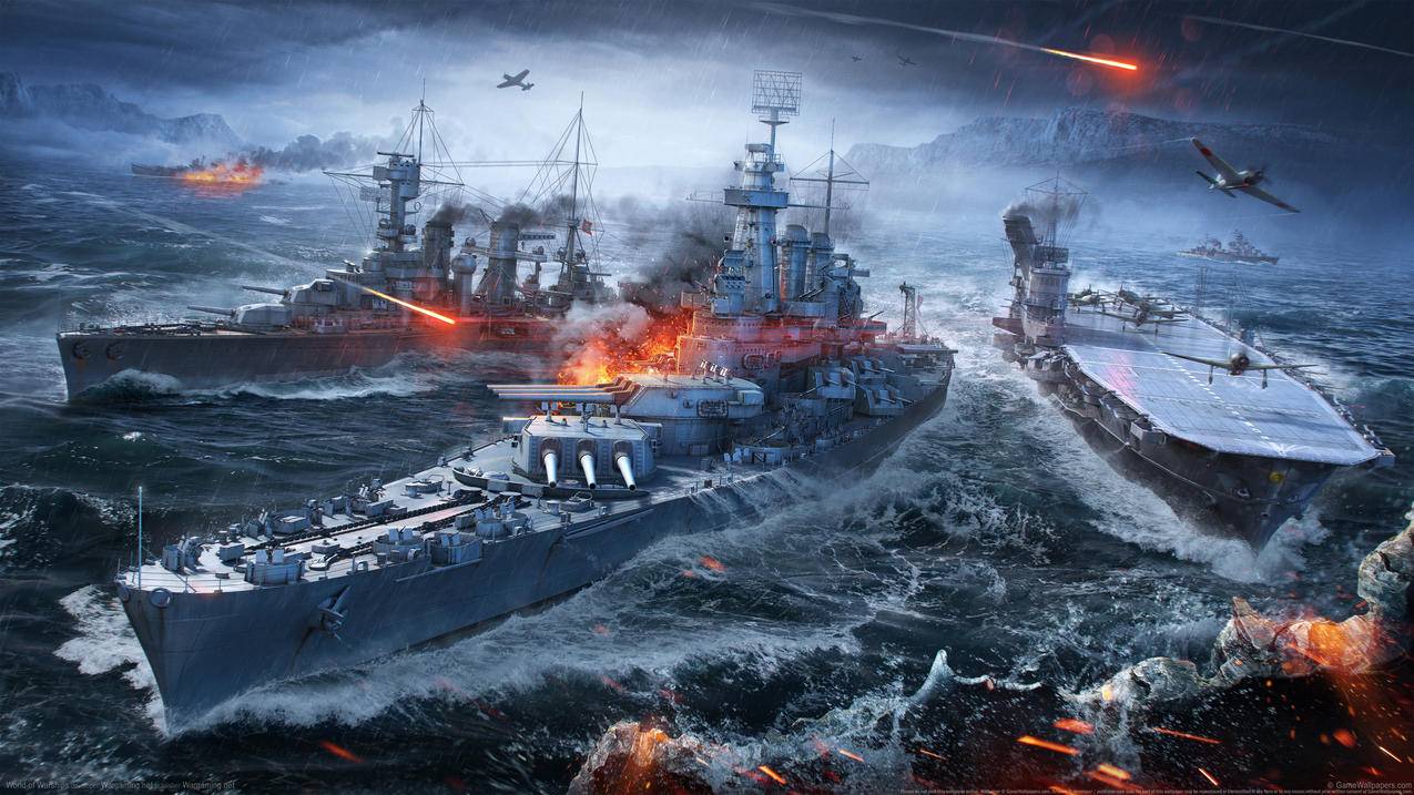 《战舰世界 World of Warships》4K游戏高清壁纸
