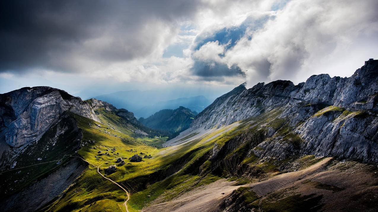 瑞士皮拉图斯山风景4k壁纸