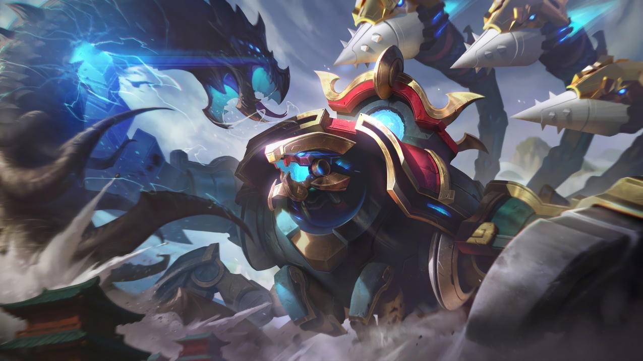 LOL英雄联盟 王国机神 斯卡纳 8K游戏壁纸
